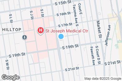 Map image of the property - 1805 S Yakima Ave