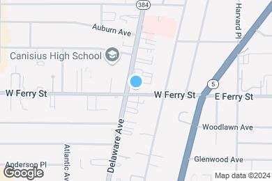 Map image of the property - Delaware / West Ferry Apartments