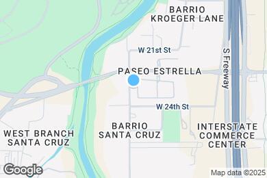 Map image of the property - 1284 South Via Estrella Roja