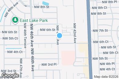 Map image of the property - 520 NW 43rd Ave
