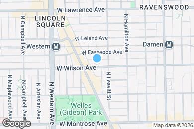 Map image of the property - 2222 W Wilson Ave