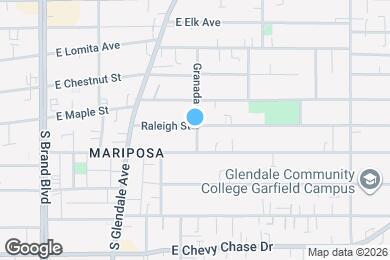 Map image of the property - 741 Granada St