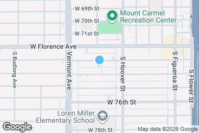 Map image of the property - 856 W 73rd St