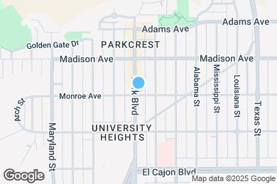 Map image of the property - 4505 Park Blvd