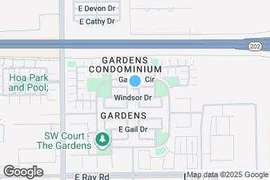 Map image of the property - 1354 S Longspur Ln