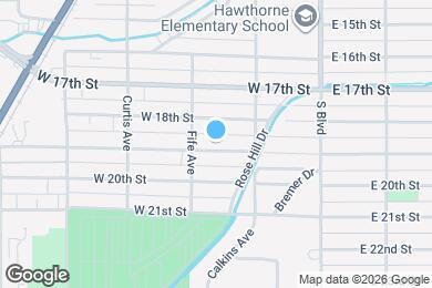 Map image of the property - 260 W 19th St