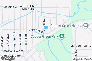 Map image of the property - 1549 Elm St SW