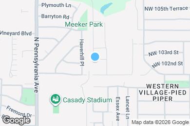 Map image of the property - 1720 Castle St