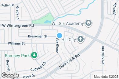 Map image of the property - 1352 Fox Glenn