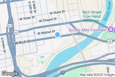 Map image of the property - 443 W Rich St