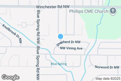 Map image of the property - 2436 Shepherd Dr NW