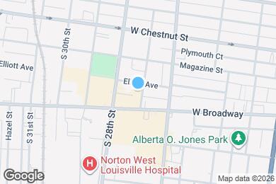 Map image of the property - 664 S 27th St