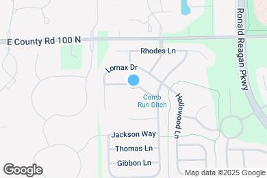 Map image of the property - 9721 Stonewall Ln