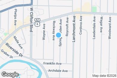 Map image of the property - 1482 Spring Garden Ave