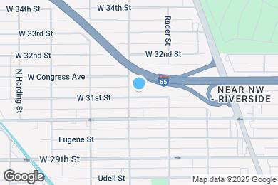 Map image of the property - 1054 W 31st St