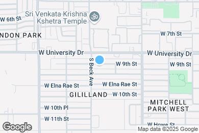 Map image of the property - 1135 W 9th St