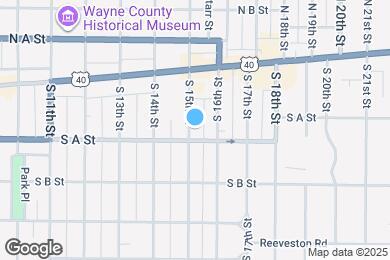 Map image of the property - 61 1/2 S 15th St