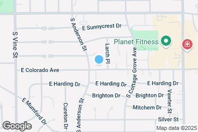 Map image of the property - 706 E Colorado Ave