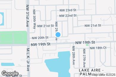 Map image of the property - 2890 NW 20th St