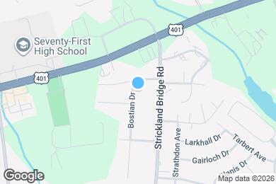 Map image of the property - 1205 Bostian Dr