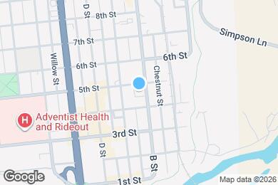 Map image of the property - 424 B St