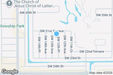 Map image of the property - 2130 SW 12th Pl