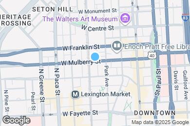 Map image of the property - 225 W Mulberry St