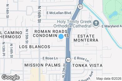 Map image of the property - 6408 N 17th Pl