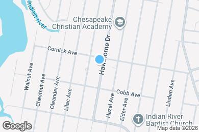Map image of the property - 1407 Hawthorne Dr
