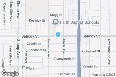 Map image of the property - 22122 Saticoy St
