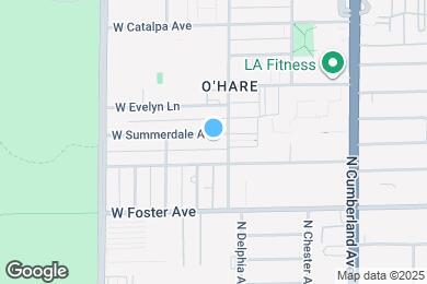 Map image of the property - 8611 W Summerdale Ave