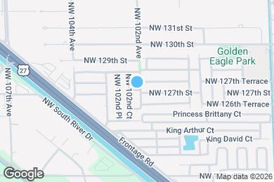 Map image of the property - 12748 NW 102nd Ave