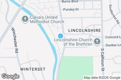 Map image of the property - Foster Park Apartments