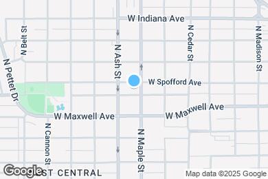 Map image of the property - 1608 W Mission Ave