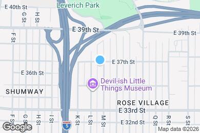 Map image of the property - 3608 M St