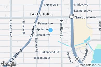 Map image of the property - 4595 Colonial Ave