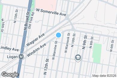 Map image of the property - 5211 N Marvine St