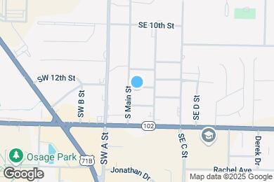 Map image of the property - 104 SE 12th St