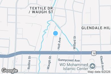 Map image of the property - 818 Waugh St