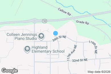 Map image of the property - 11501 34th St NE