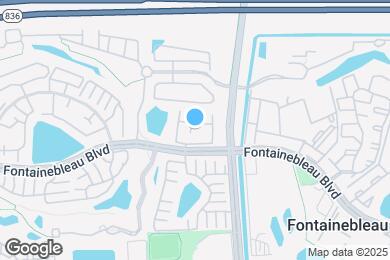 Map image of the property - 9701 Fontainebleau Blvd