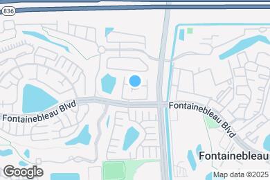 Map image of the property - 9705 Fontainebleau Blvd