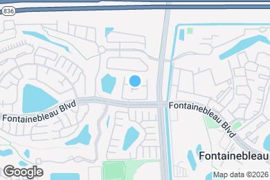 Map image of the property - 9735 Fontainebleau Blvd