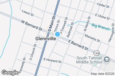 Map image of the property - 101 W Barnard St
