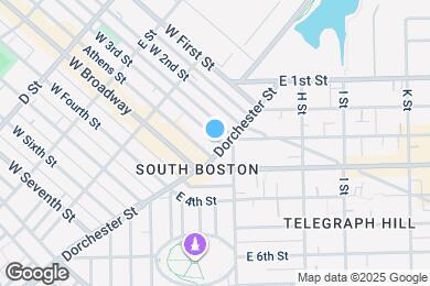 Map image of the property - 363 W 3rd St