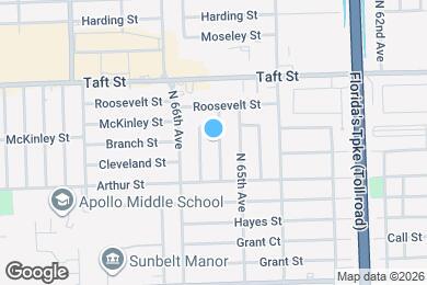 Map image of the property - 1410 N 65th Ter