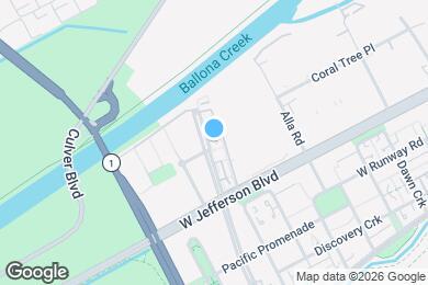 Map image of the property - 5350 Playa Vista Dr