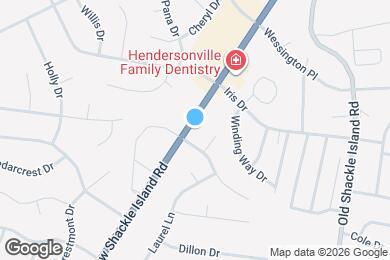 Map image of the property - 212 New Shackle Island Rd