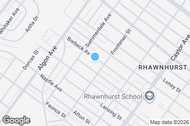 Map image of the property - 1726 Borbeck Ave