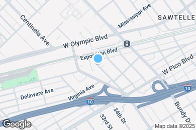 Map image of the property - 2224 S Carmelina Ave